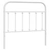 Metal Headboard White 100 cm - Stylish & Sturdy Design