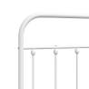 Metal Headboard White 100 cm - Stylish & Sturdy Design