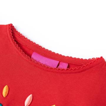 Kids' Long Sleeve T-Shirt Red 140 - Affordable Quality Wear