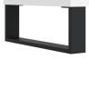 Stylish White TV Cabinet - 102x36x50 cm Engineered Wood