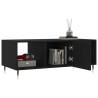 Elegant Black Coffee Table - 102x50x40 cm Engineered Wood