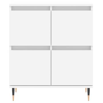 Stylish White Sideboard - 60x35x70 cm Engineered Wood