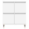 Stylish White Sideboard - 60x35x70 cm Engineered Wood