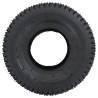 4 Piece Wheelbarrow Tire Set 15x6.00-6 - Heavy Duty Rubber