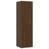 Stylish Wall-Mounted TV Cabinet in Brown Oak - 30.5x30x110 cm