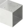 Post Connector L Shape Galvanised Metal 101x101 mm