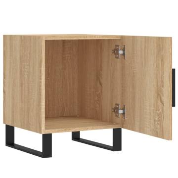 Sonoma Oak Bedside Cabinet - Modern Storage & Style | HipoMarket