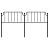 Stylish Metal Headboard Black 180 cm | Hipomarket