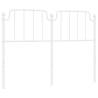 Stylish White Metal Headboard 135 cm - Hipomarket