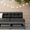 Garden Middle Sofa Grey Solid Wood Pine Colour grey pine Quantity in Package 1 Model middle sofa 