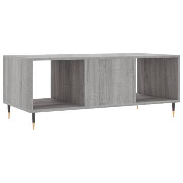 Elegant Grey Sonoma Coffee Table - 102x50x40 cm | HipoMarket