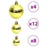 Light Green Christmas Baubles - 100 pcs Set for Holiday Decor