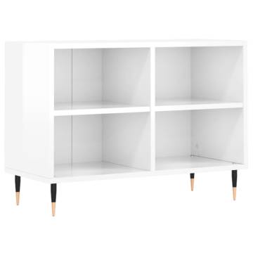 High Gloss White TV Cabinet - Stylish & Functional Storage