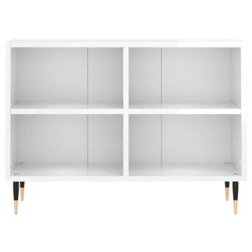 High Gloss White TV Cabinet - Stylish & Functional Storage