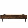 Smoked Oak Bed Frame 75x190 cm | Durable & Stylish Design