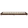 Smoked Oak Bed Frame 75x190 cm | Durable & Stylish Design