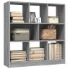 Book Cabinet Grey Sonoma - Stylish Storage Solution | HipoMarket