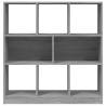 Book Cabinet Grey Sonoma - Stylish Storage Solution | HipoMarket