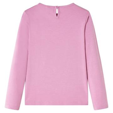 Kids' Long Sleeve T-Shirt in Burnt Pink - Size 116