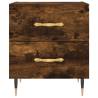 Stylish Smoked Oak Bedside Cabinet - 40x35x47.5 cm