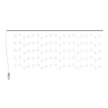 LED Star Curtain Fairy Lights 500 LED Blue - 8 Modes