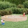 Sandbox with Seats Octagon Solid Wood Pine Colour natural pine Size 159.5 x 159.5 x 20 cm Quantity in Package 1 