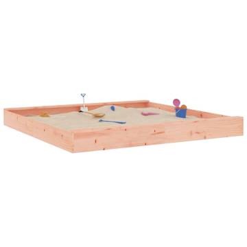 Sandbox with Seats | Durable Solid Wood Douglas for Kids