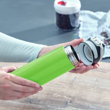 Leifheit Thermos Bottle Flip 600 ml - Kiwi Green | HipoMarket