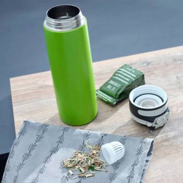 Leifheit Thermos Bottle Flip 600 ml - Kiwi Green | HipoMarket