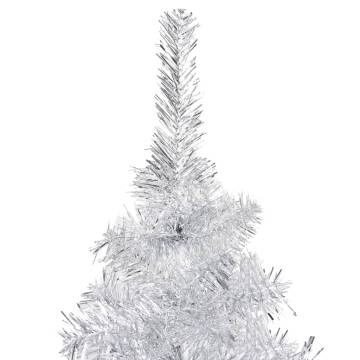 Artificial Pre-lit Christmas Tree with Ball Set - 240 cm Silver