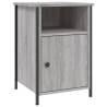 Grey Sonoma Bedside Cabinet 40x42x60 cm | Hipomarket UK