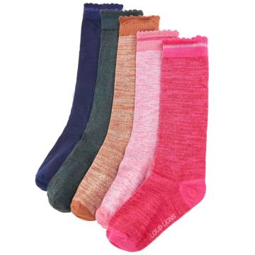 Kids' Socks 5 Pairs EU 23-26 - Stylish & Durable Footwear