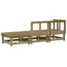 3 Piece Garden Lounge Set – Impregnated Pine Wood