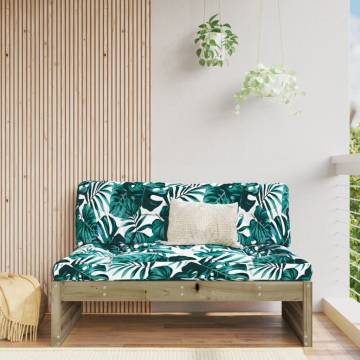 Garden Middle Sofa 120x80 cm - Stylish Pine Wood Design