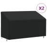 3-Seater Bench Covers 2 pcs 165x70x65/94 cm 420D Oxford Fabric Size 165 x 70 x 65/94 cm Quantity in Package 1 