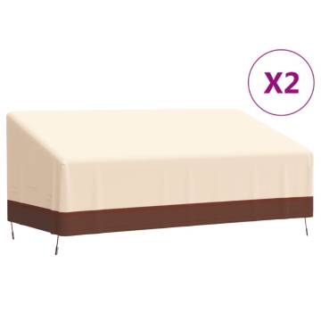 Durable 3-Seater Bench Covers - 600D Oxford Fabric | HipoMarket