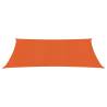 Sunshade Sail 160 g/m² Orange 2.5x4 m - HDPE Protection