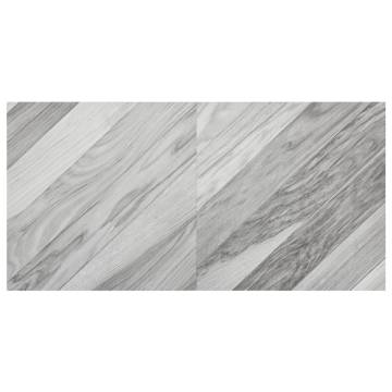 Self-Adhesive PVC Flooring Planks - Grey Striped, 20 pcs