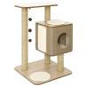 Jack and Vanilla Cat Tree House Molly 56x56x86 cm Brown Colour brown 