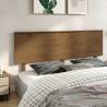 Honey Brown Solid Wood Bed Headboard | Stylish Decor