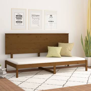 Day Bed Honey Brown 90x200 cm Solid Wood Pine - Hipo Market