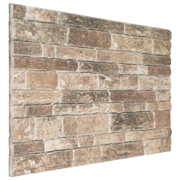 3D Multicolour Brick Wall Panels - 10 pcs EPS | HipoMarket