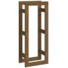 Firewood Rack Honey Brown - Solid Pine Wood (41x25x100 cm)