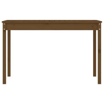 Garden Table Honey Brown - Solid Wood Pine | HipoMarket