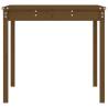 Garden Table Honey Brown - Solid Wood Pine | HipoMarket