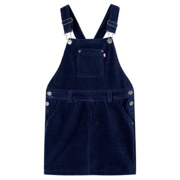 Kids' Navy Corduroy Overall Dress - Size 116 | HipoMarket