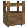 Kitchen Trolley Smoked Oak - 60x45x80 cm | Hipomarket