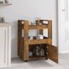 Kitchen Trolley Smoked Oak - 60x45x80 cm | Hipomarket