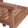 Stackable Garden Chairs - 6 pcs Solid Teak Wood Set