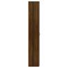 Elegant Brown Oak Office Cabinet - 60x32x190 cm